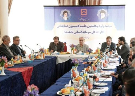 سیصد و نود و هفتمین جلسه کمیسیون هماهنگی ادارات کل سرمایه انسانی بانک‌ها